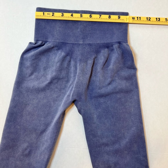 Bo+tee leggings washed blue bootie shaping style workout leggings pants Size XS - Picture 4 of 8